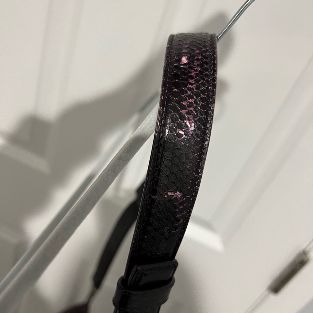 Dark Purple Devi Kroell Python Crossbody - image 8